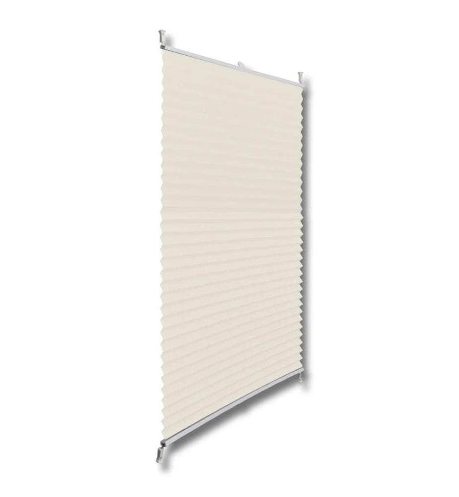 Plissee Faltrollo Rollo Jalousie Plisseerollo 90x200cm Creme