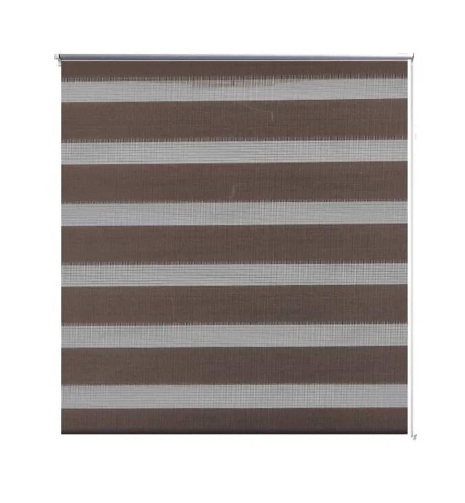 Doppelrollo 40 x 100 cm Kaffeebraun