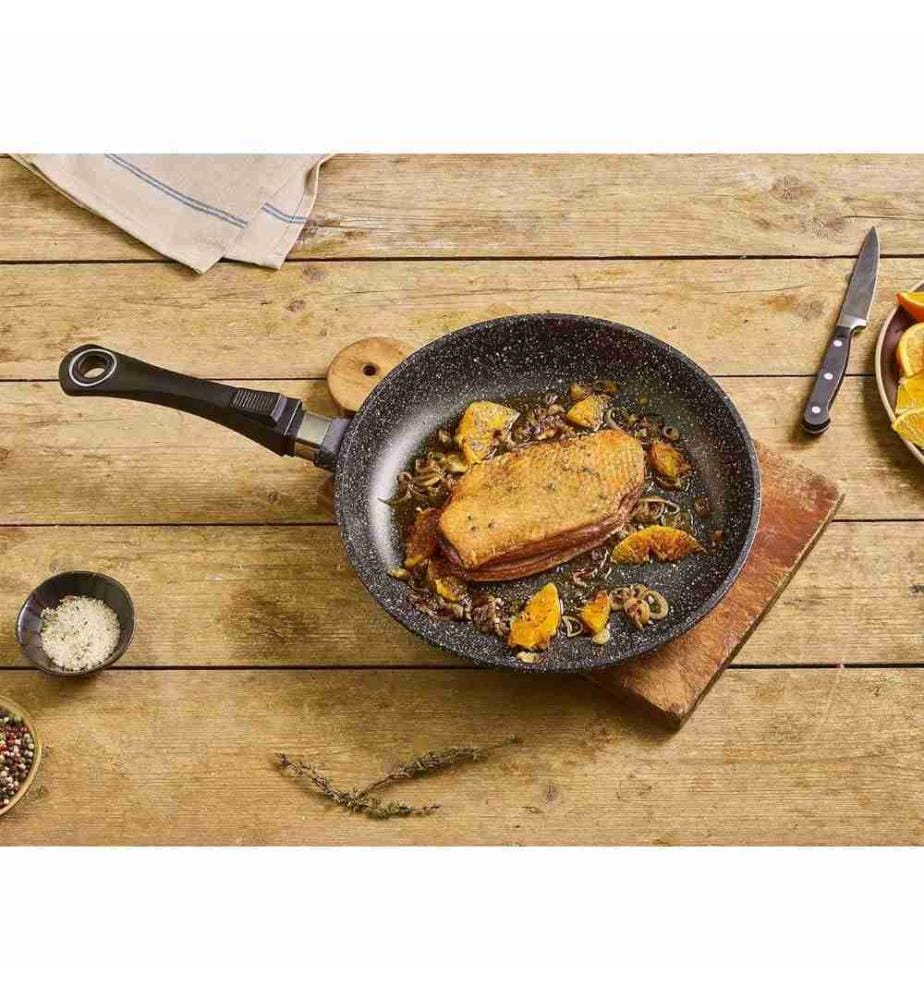 Poêle PRADEL LUXE 30cm - Induction Manche Amovible