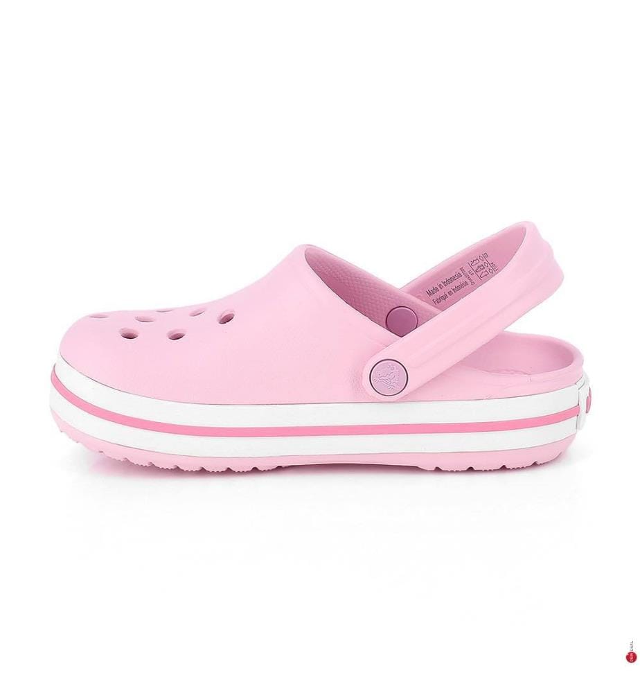 Sabots Crocband - Rose et Blanc