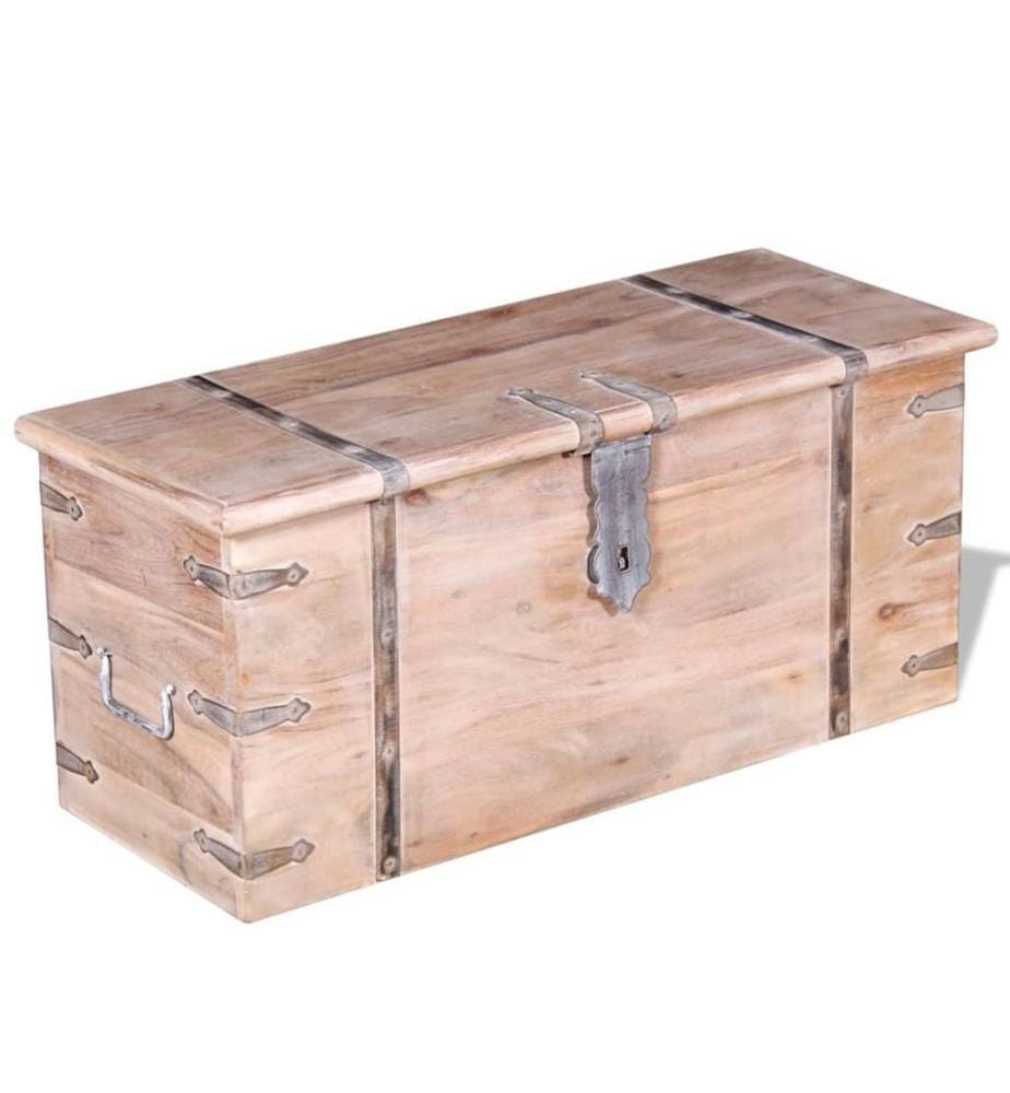 Ensemble de deux coffres de rangement Bois d'Acacia