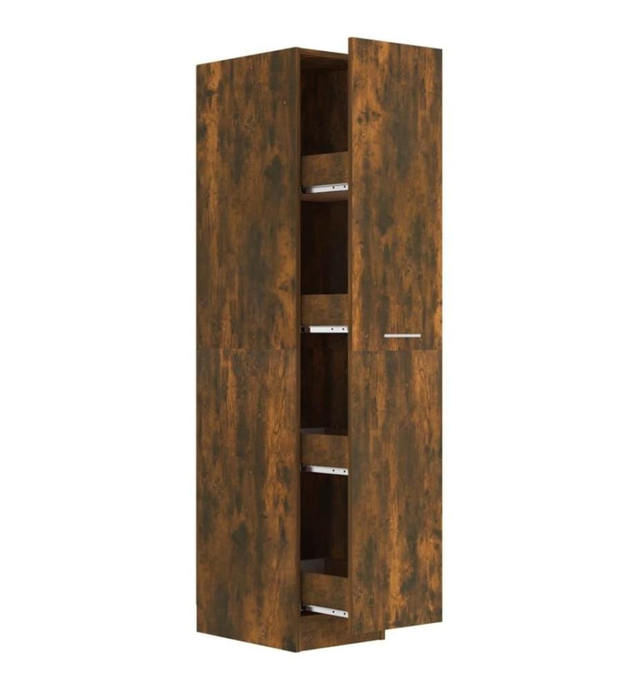 Apothekerschrank Räuchereiche 30x42,5x150 cm Holzwerkstoff