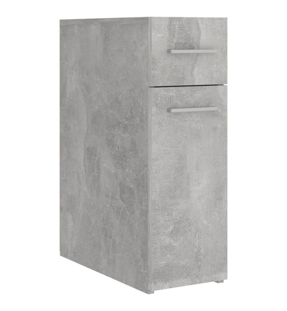 Apothekerschrank Betongrau 20x45,5x60 cm Holzwerkstoff