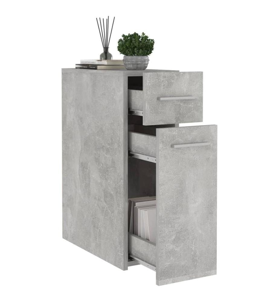 Apothekerschrank Betongrau 20x45,5x60 cm Holzwerkstoff