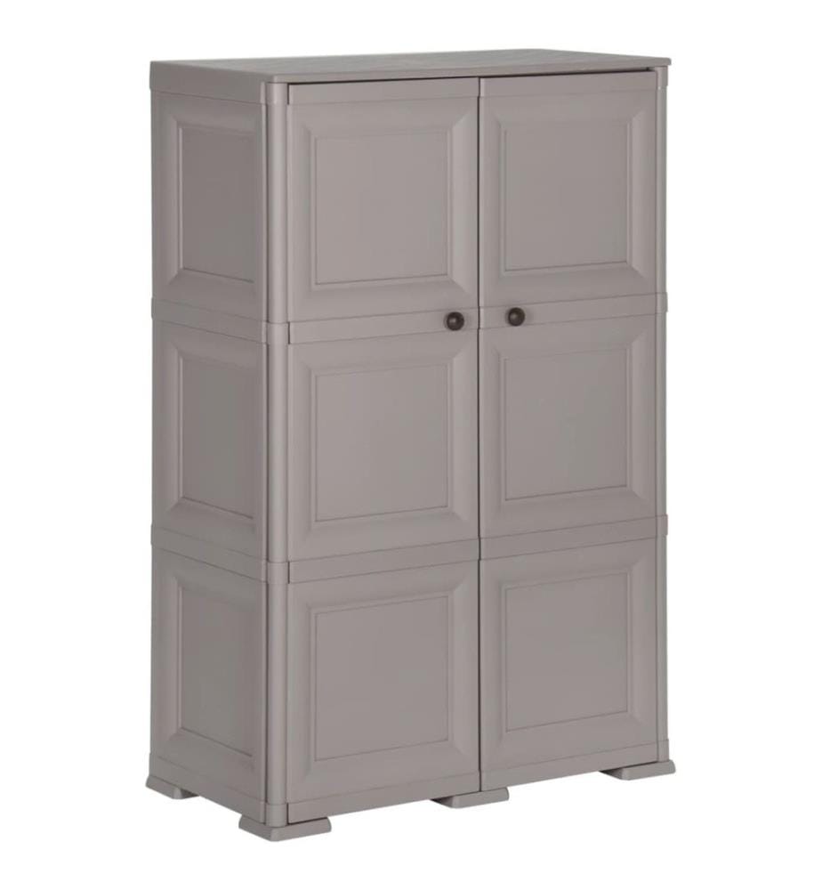 Armoire en plastique 79x43x125 cm Design de bois… DeinDeal