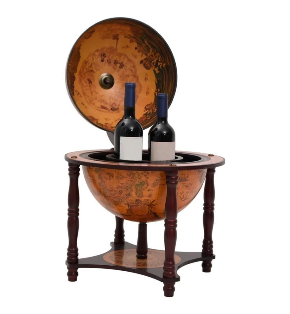 Vidaxl Globus Bar Braun Massivholz Eukalyptus DeinDeal