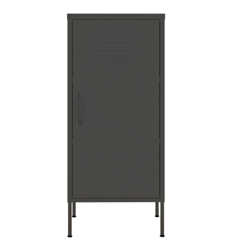 Armoire de rangement Anthracite 42,5x35x101,5 cm Acier