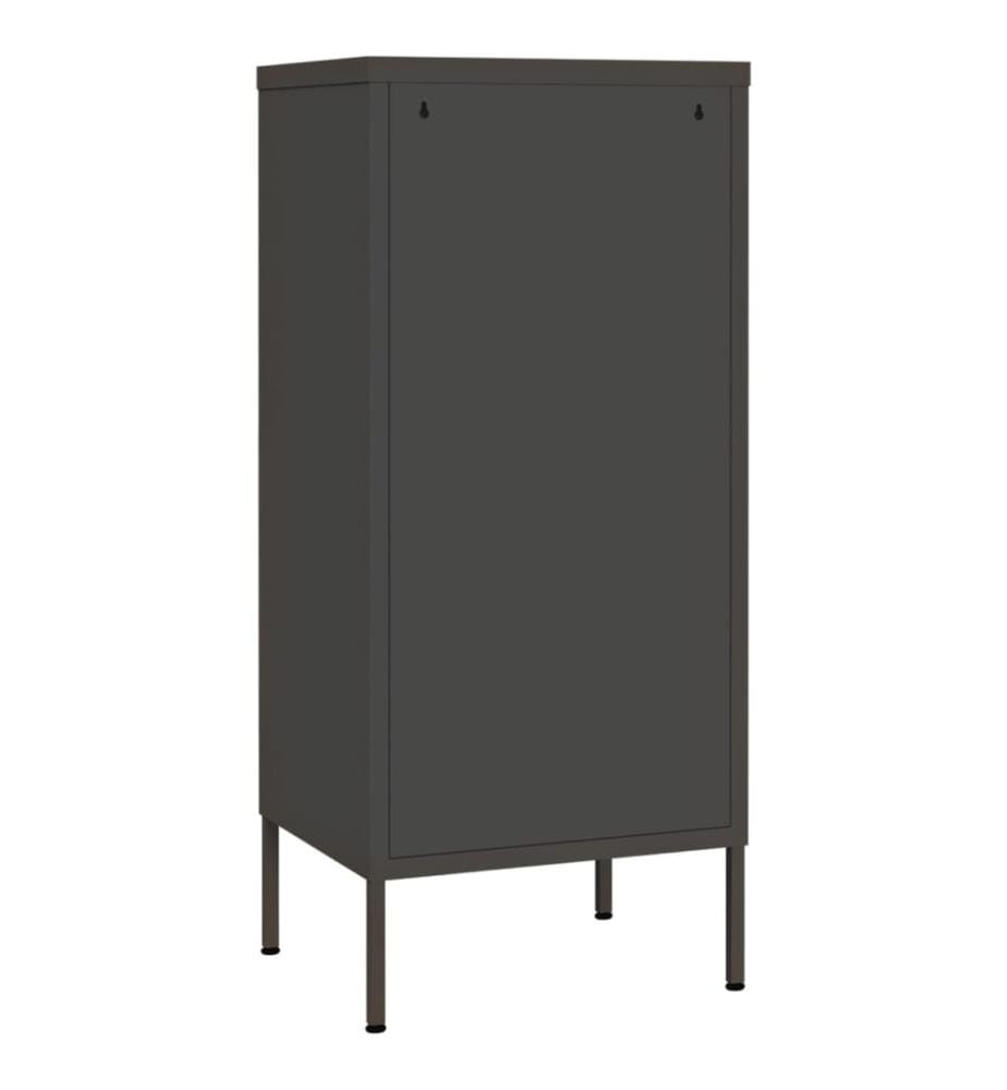 Armoire de rangement Anthracite 42,5x35x101,5 cm Acier