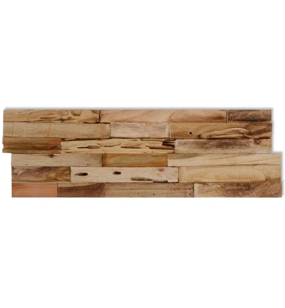 Wandverkleidung 10 Stk. 1,03 m² Recyceltes Teak