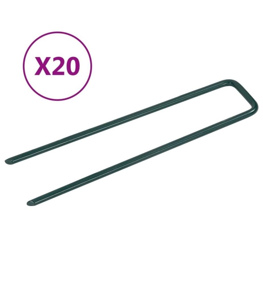 Nägel für Kunstrasen 20 Stk. U-Form Eisen