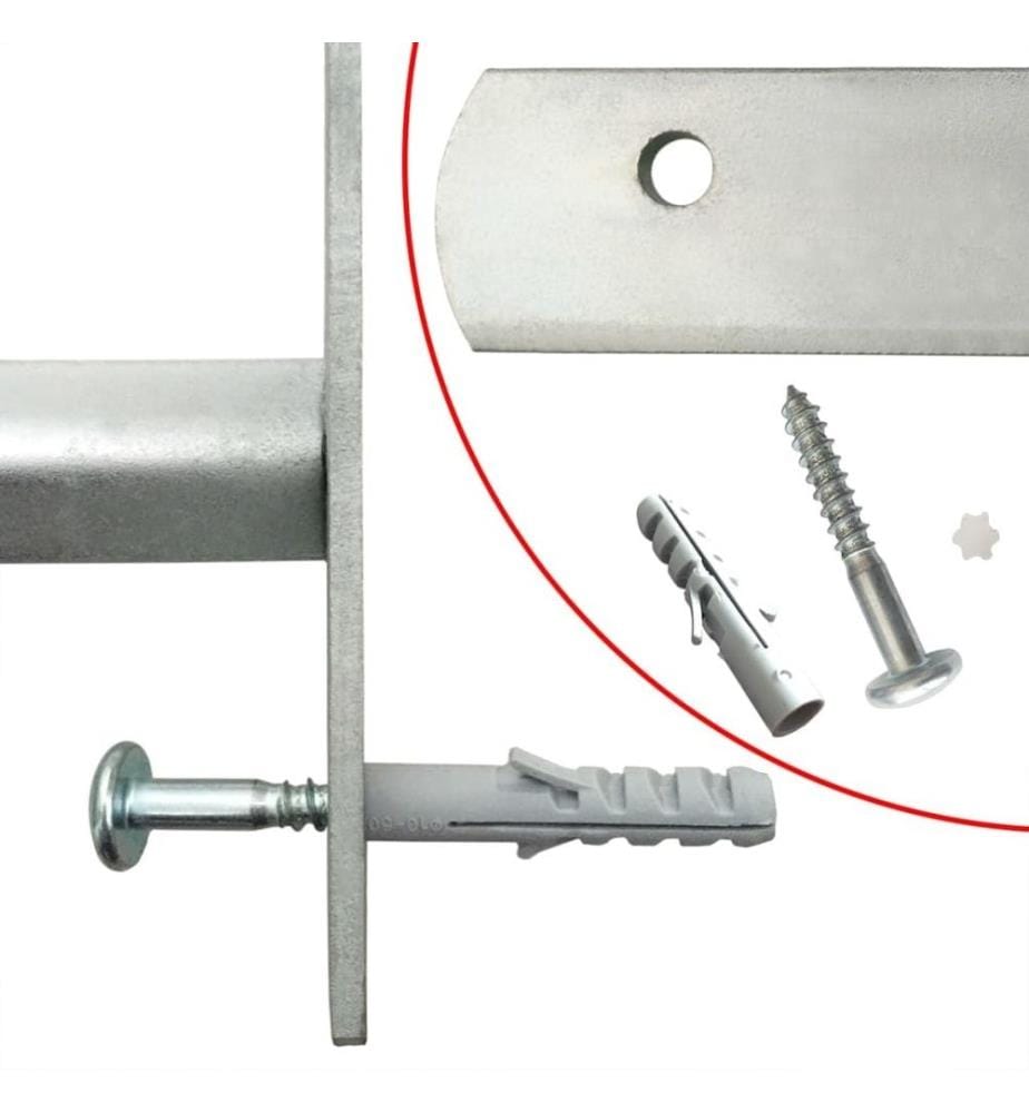 Fenstergitter Verstellbar mit 4 Querstäben 700-1050 mm