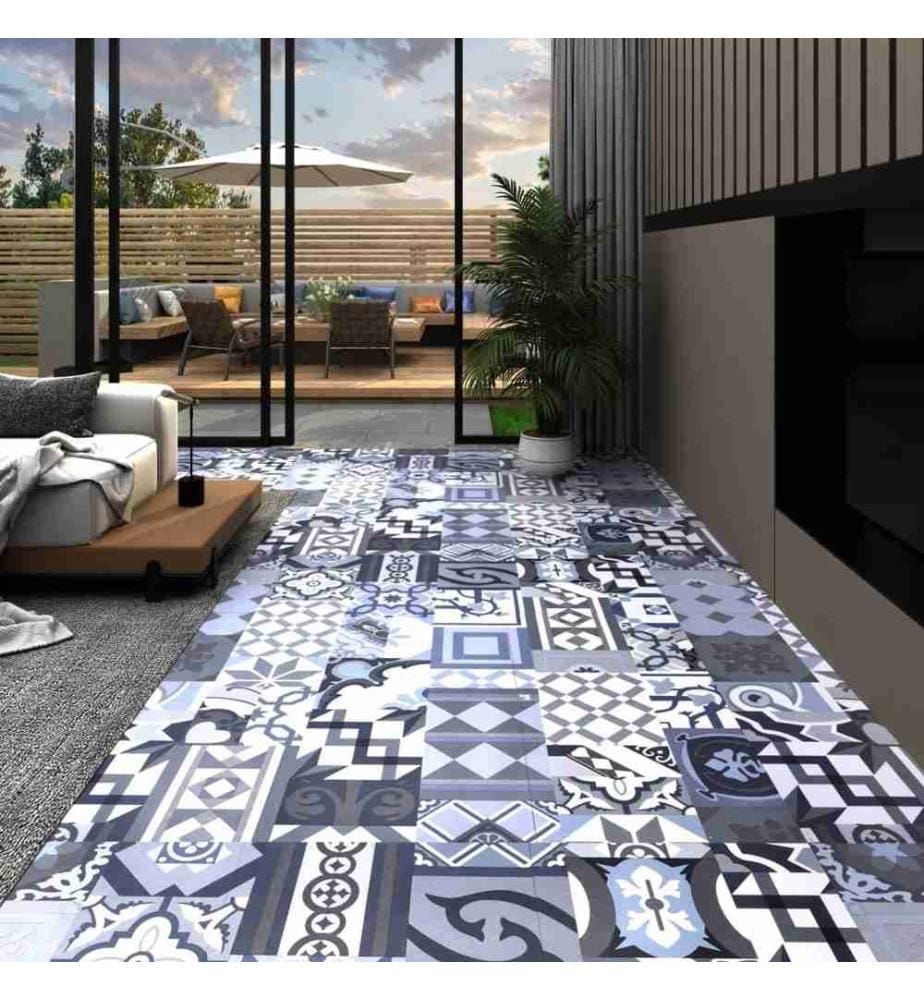PVC-Laminat-Dielen Selbstklebend 5,11 m² Buntes Muster