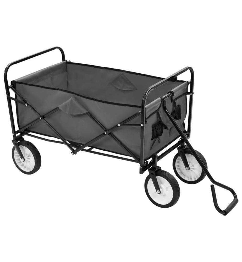 Chariot à main pliable Acier Gris
