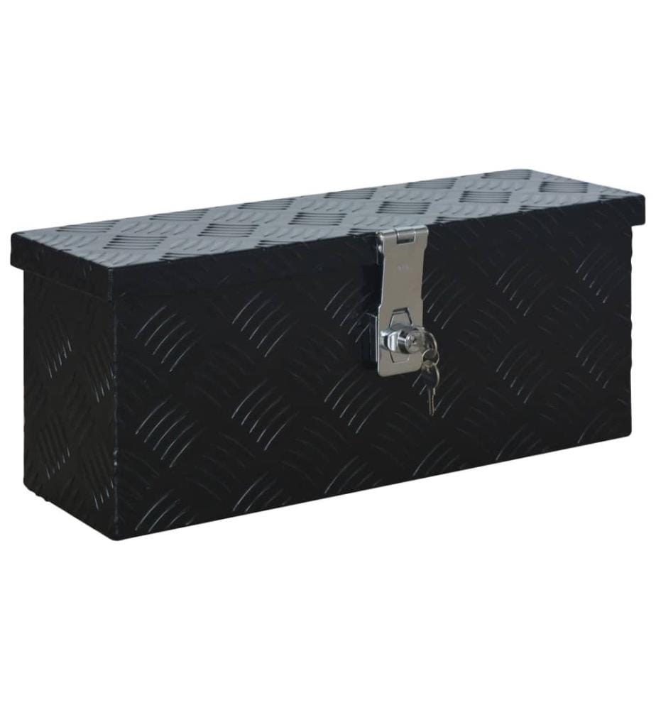Boîte en aluminium 485x140x200 mm Noir