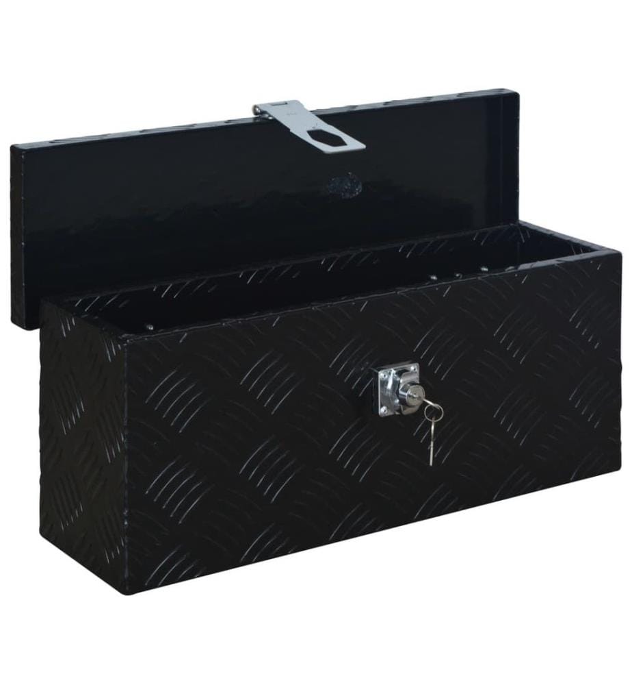 Boîte en aluminium 485x140x200 mm Noir