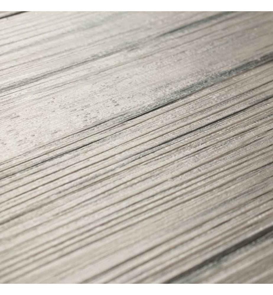 Planches de plancher PVC Non auto-adhésif 5,26 m² Chêne délavé