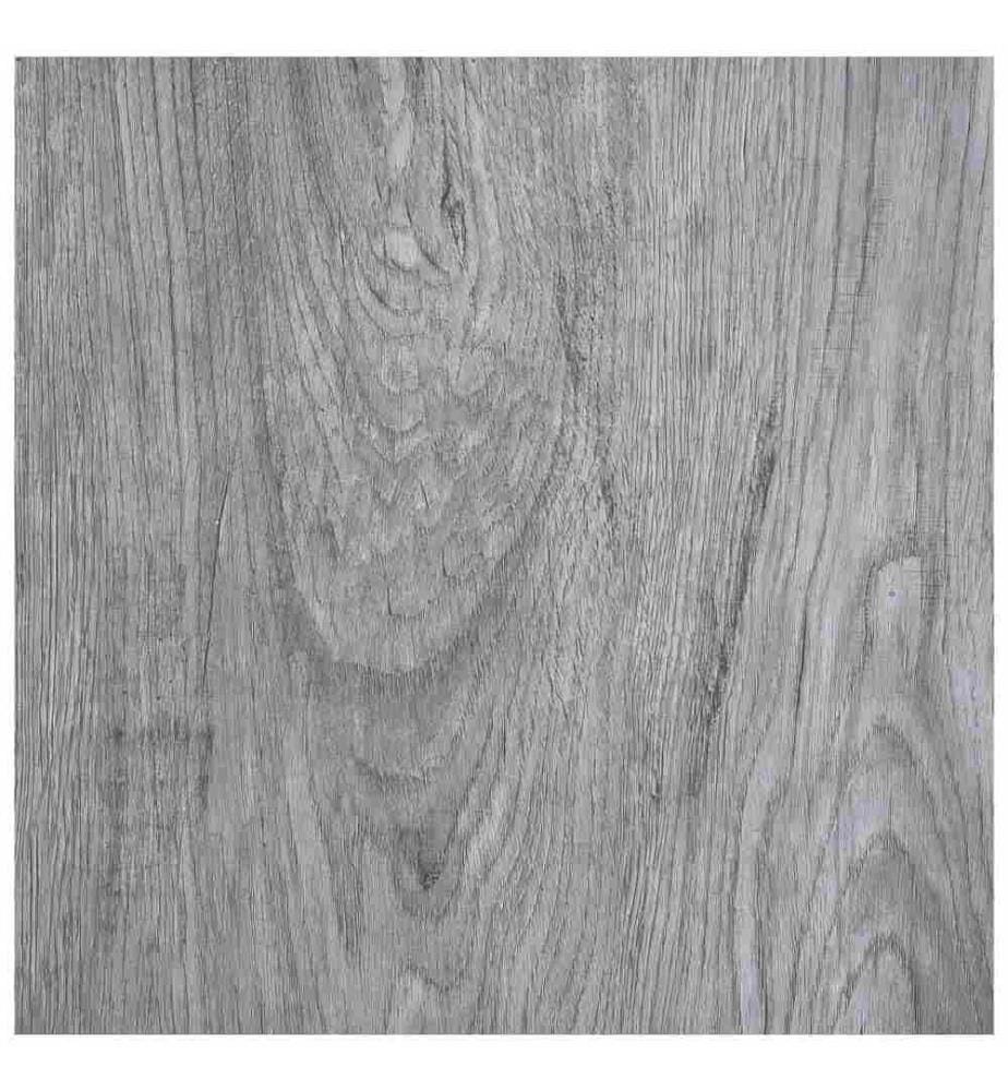 Laminat Dielen Selbstklebend 5,11 m² PVC Hellgrau