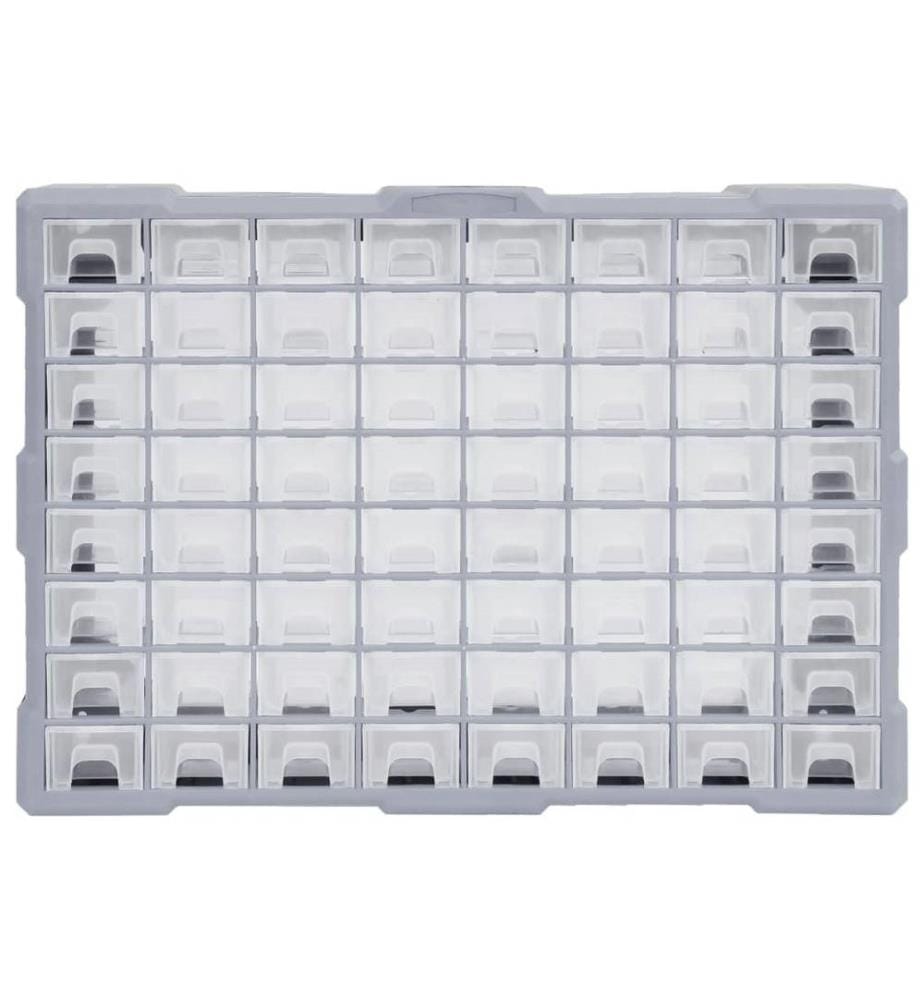 Multi-Schubladen-Organizer mit 64 Schubladen 52x16x37,5 cm