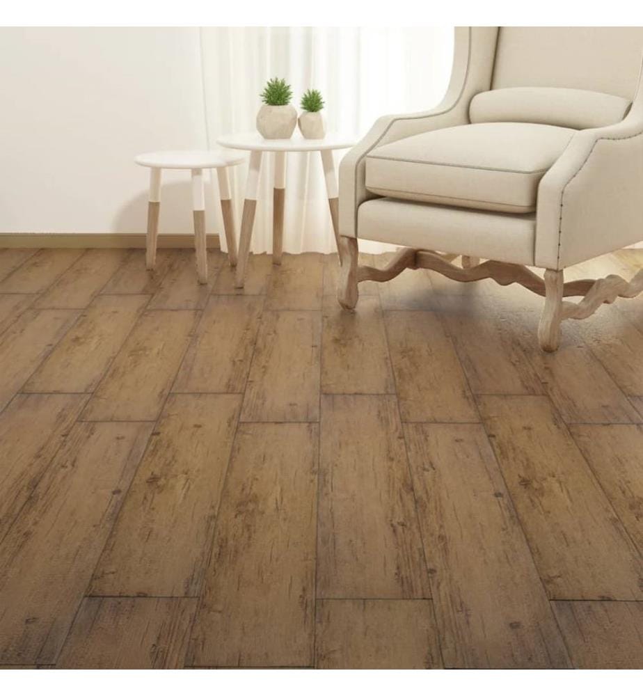 PVC-Laminat Nicht Selbstklebend 5,26 m² 2 mm Walnuss Braun