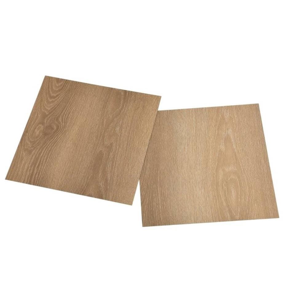 PVC-Fliesen Selbstklebend 55 Stk. 5,11 m² Braun