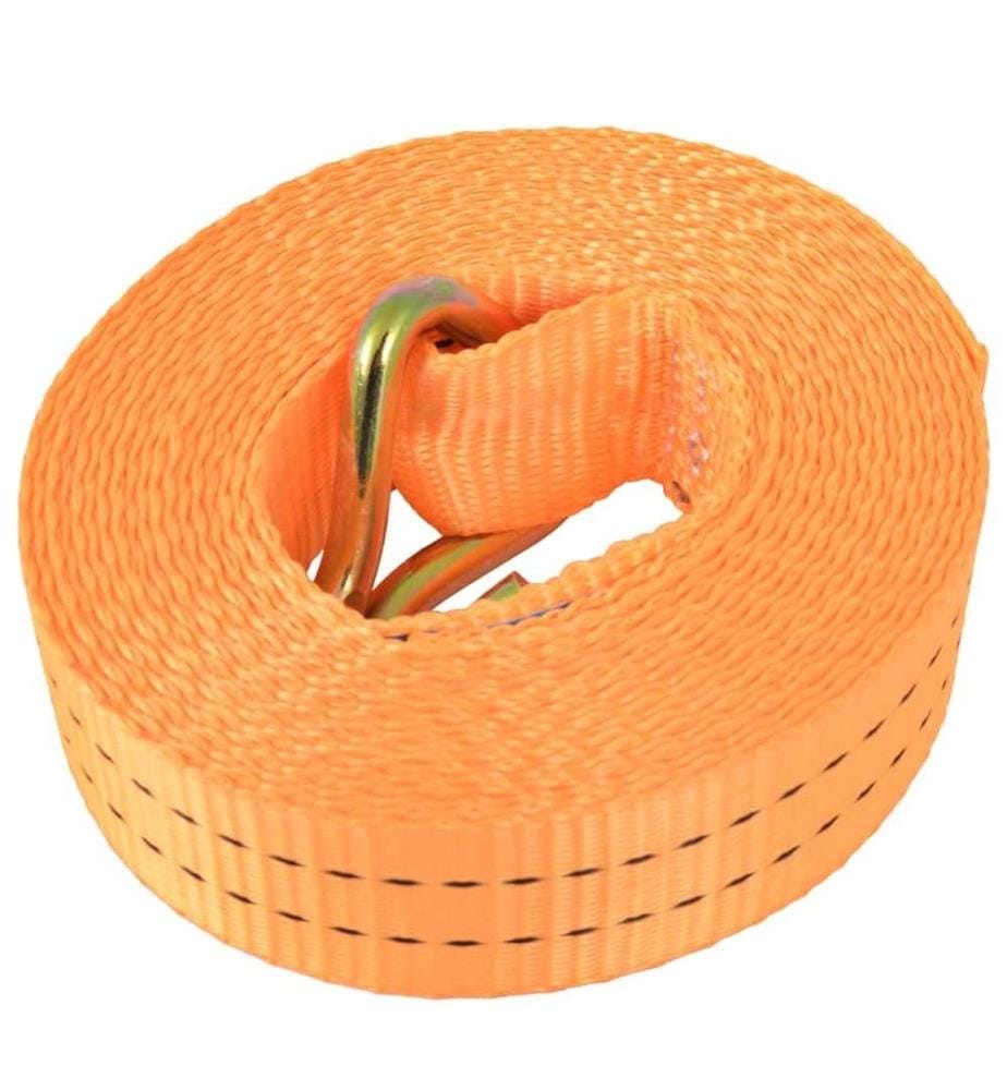 Ratschen-Spanngurte 4 Stk. 1 Tonne 6m×38mm Orange