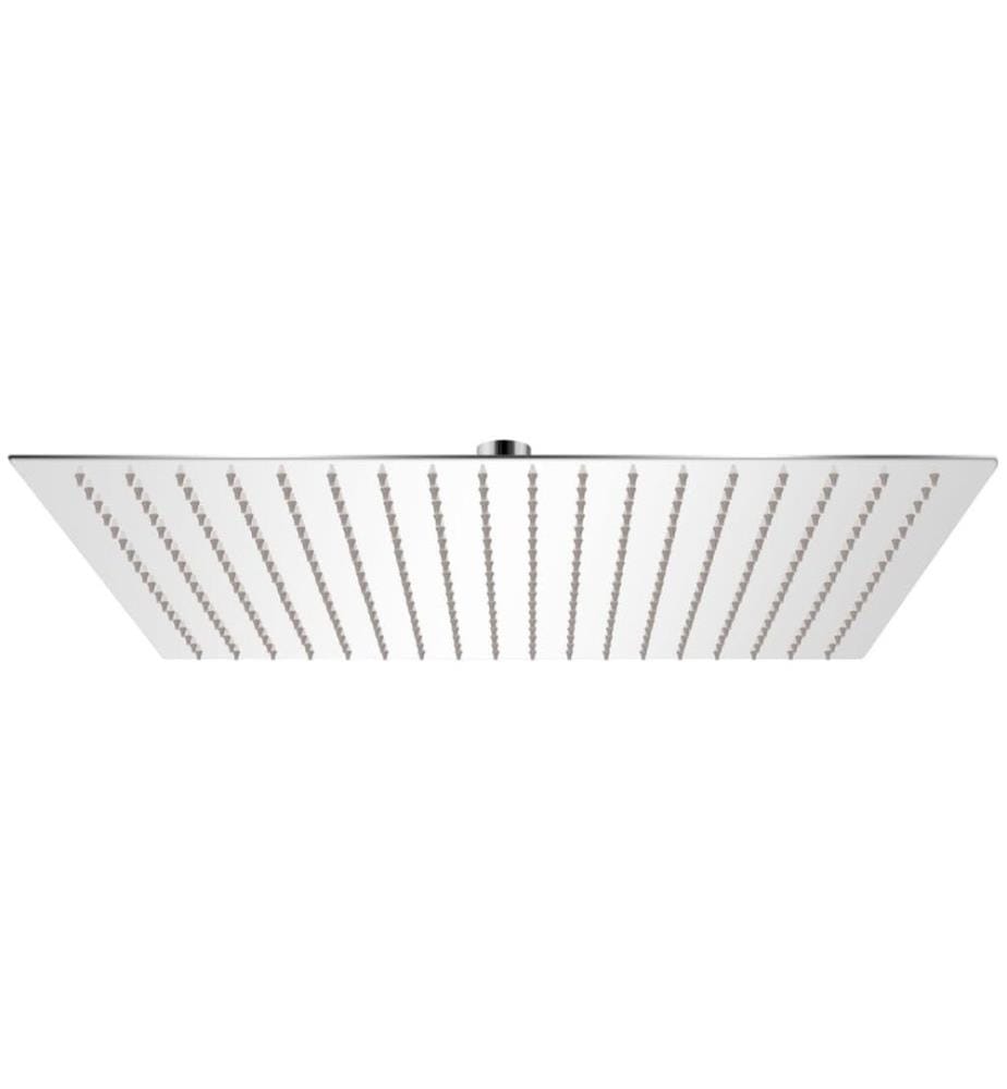 Tête de douche plongeante carrée en acier inoxydable 50x50 cm