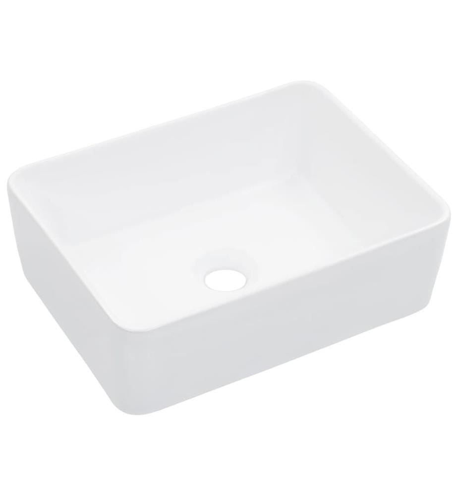 Lavabo 40x30x13 cm Céramique Blanc