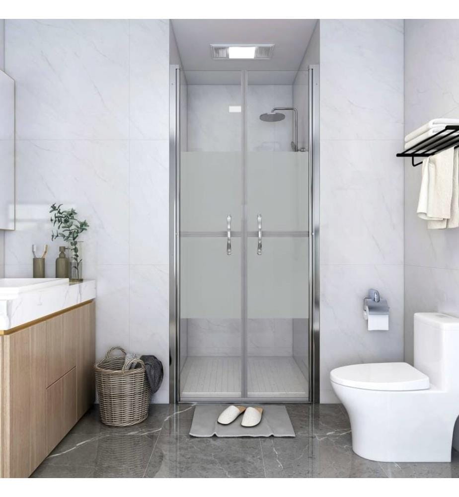 Porte de douche ESG demi-dépoli 86x190 cm