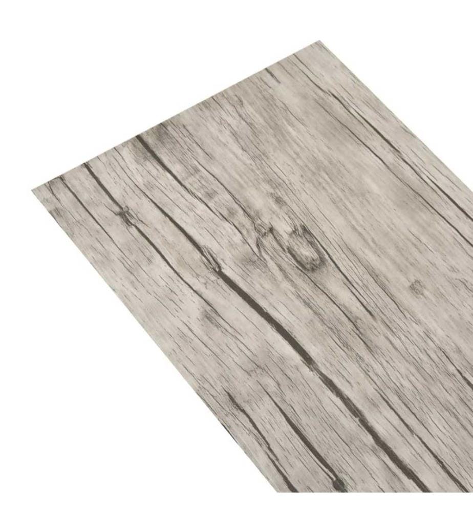 PVC Laminat Dielen Selbstklebend 5,02 m² 2 mm Eiche Gewaschen