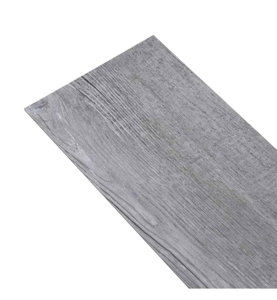 PVC-Laminat 5,02 m² 2 mm Selbstklebend Matt Holzgrau