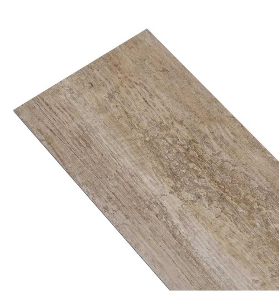 PVC-Laminat 5,02 m² 2 mm Selbstklebend Holzmuster Getüncht