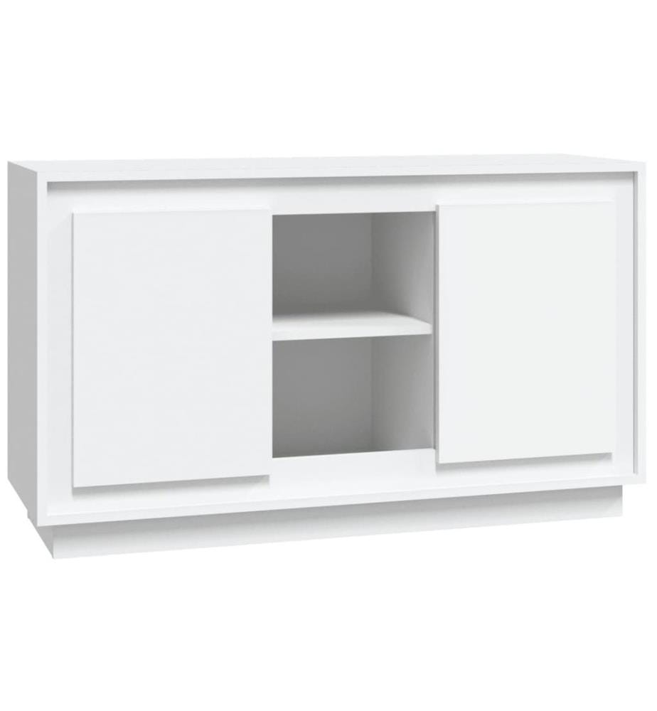 Sideboard Weiss 102x35x60 cm Holzwerkstoff