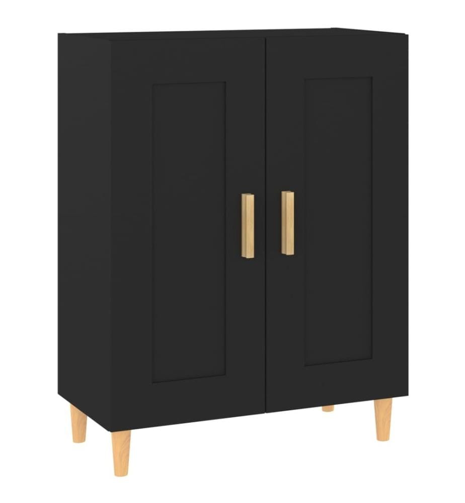 Sideboard Schwarz 69,5x34x90 cm Holzwerkstoff