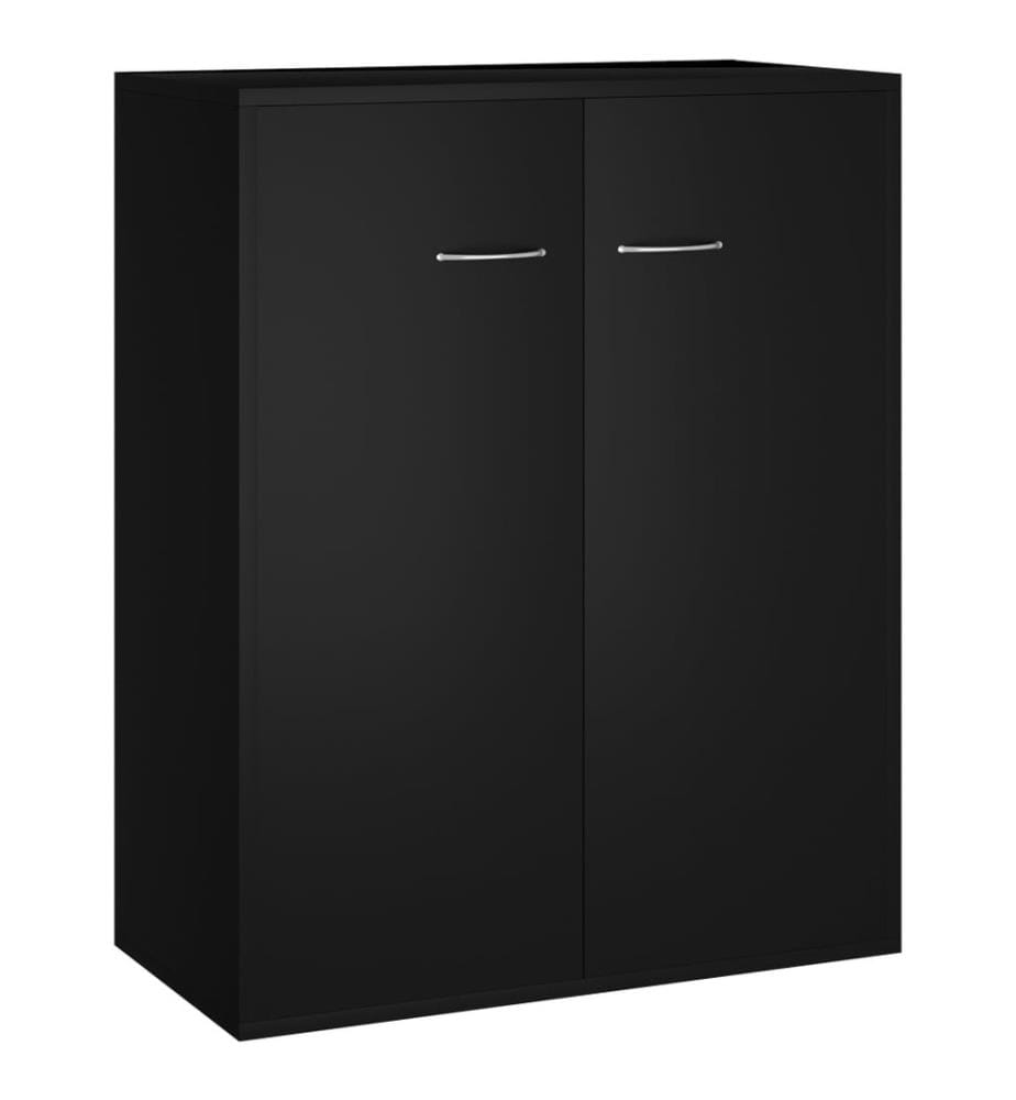 Sideboard Schwarz 60x30x75 cm Holzwerkstoff