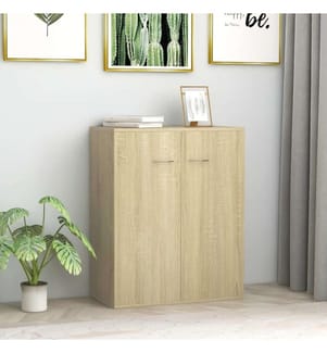 Sideboard Sonoma-Eiche 60x30x75 cm Holzwerkstoff