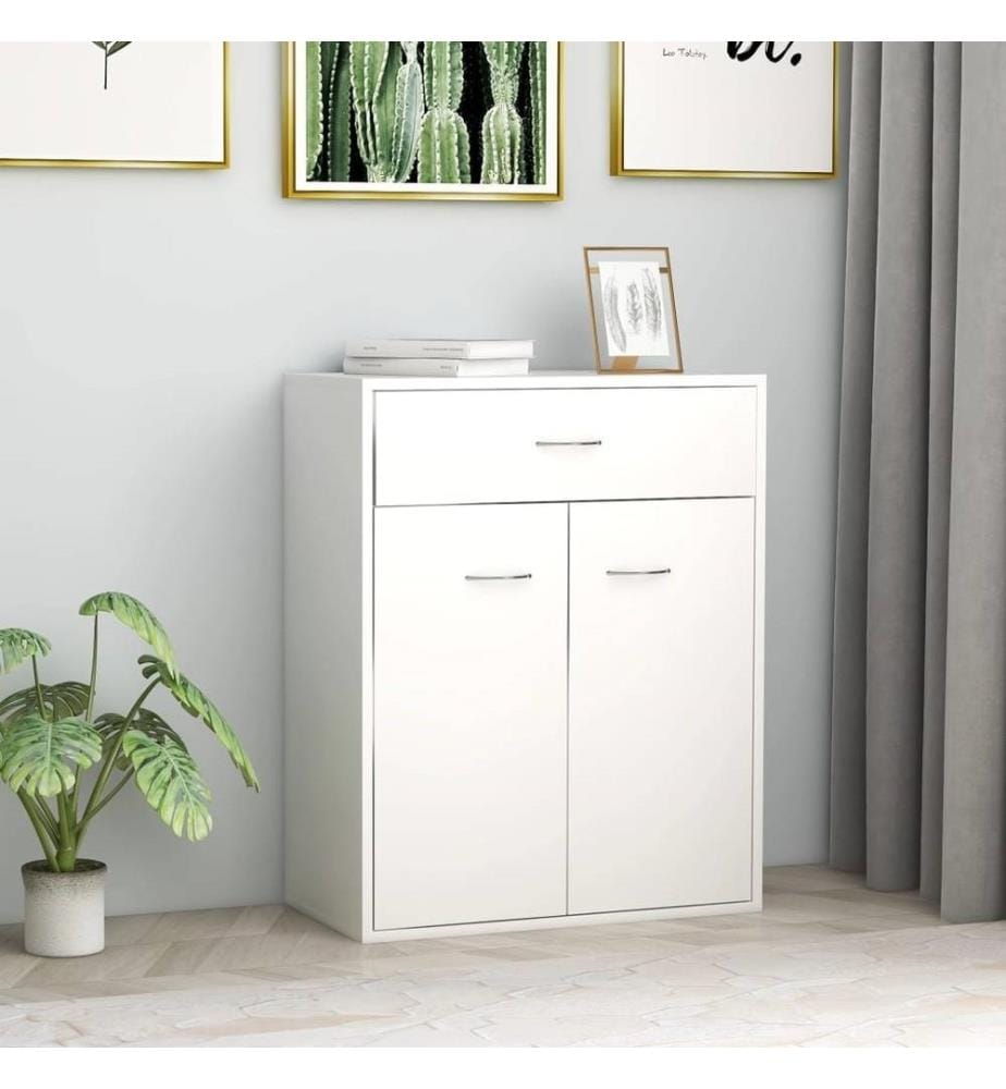 Sideboard Weiss 60x30x75 cm Holzwerkstoff