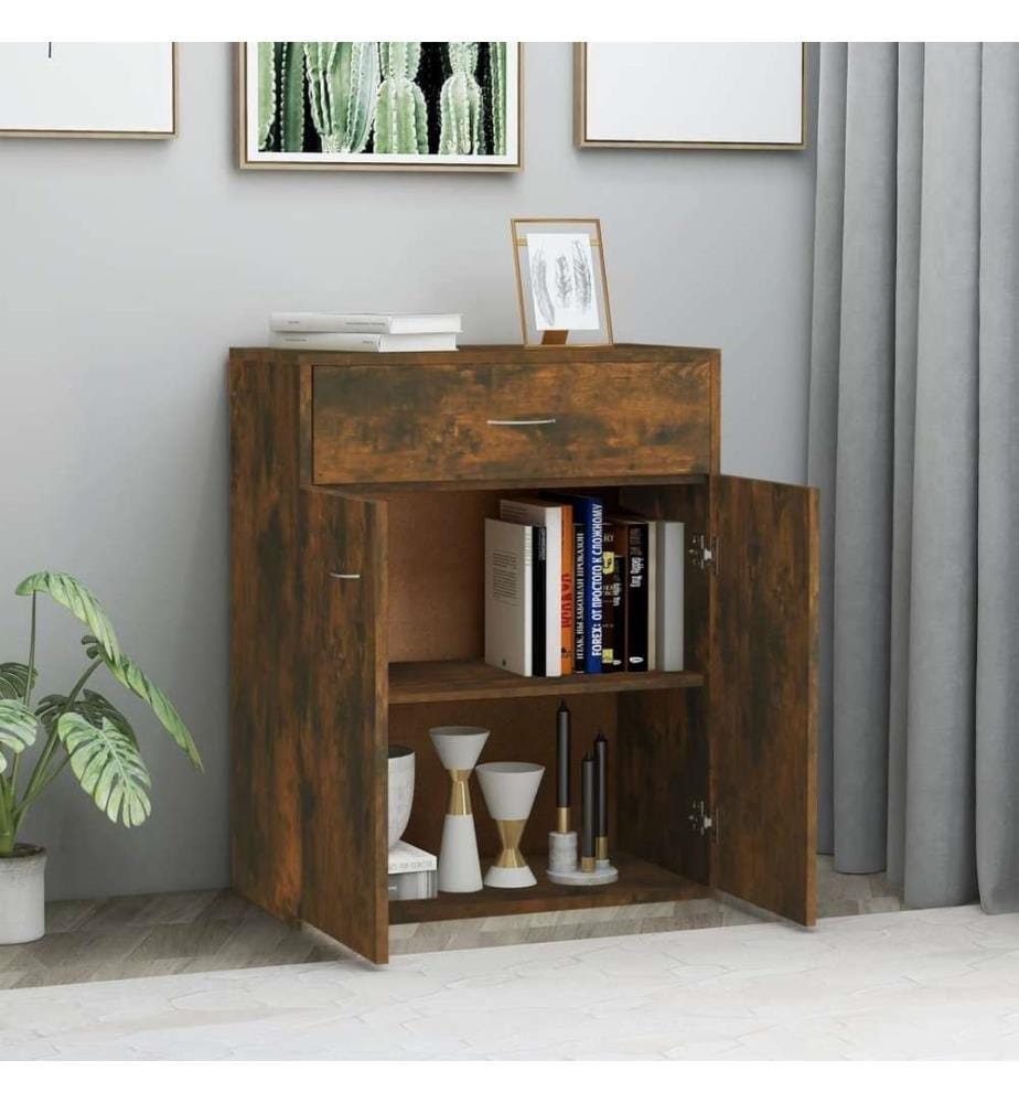 Sideboard Räuchereiche 60x30x75 cm Holzwerkstoff