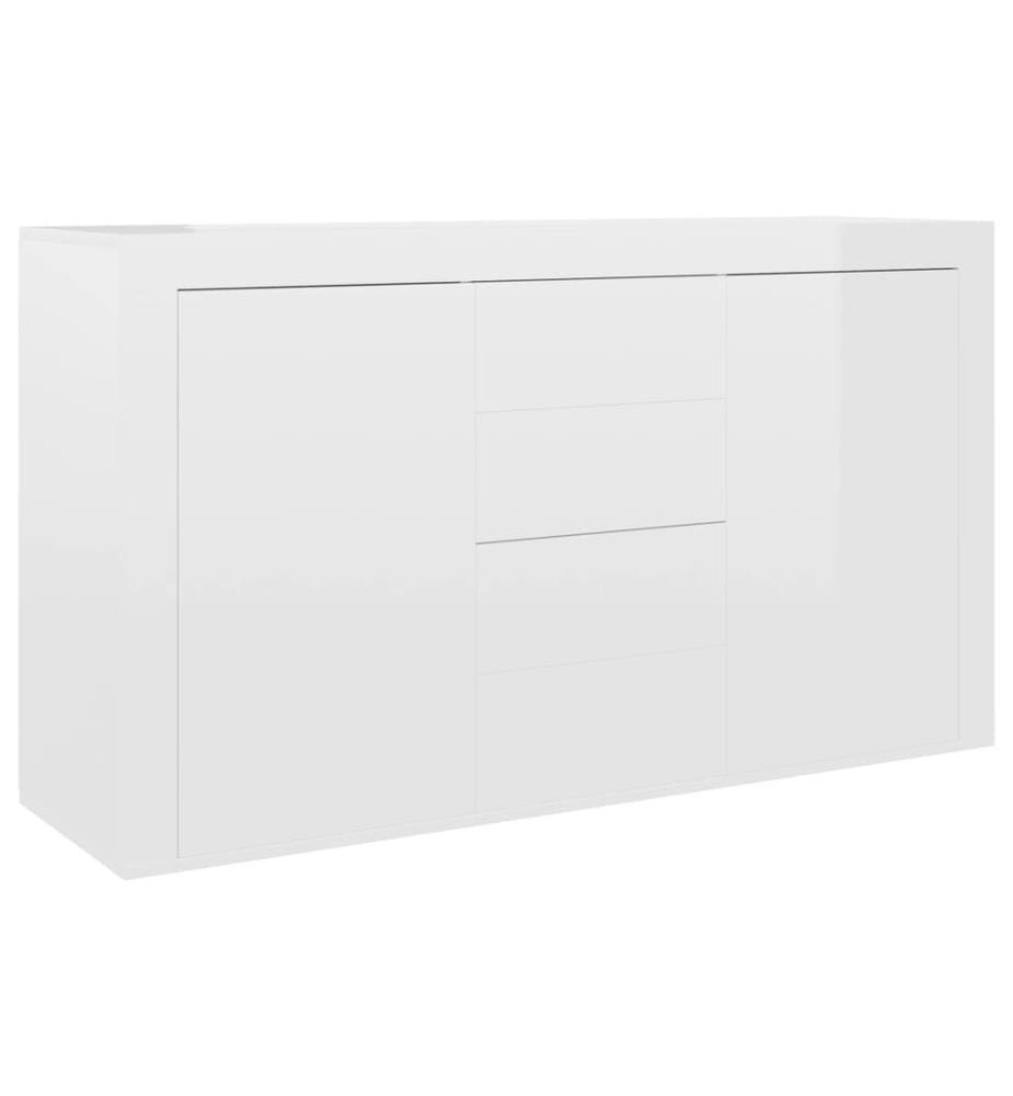 Sideboard Hochglanz-Weiss 120x36x69 cm Holzwerkstoff