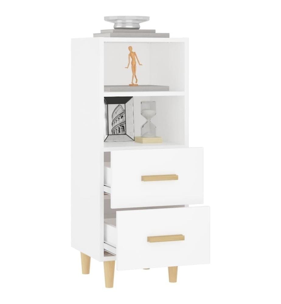 Sideboard Weiss 34,5x34x90 cm Holzwerkstoff