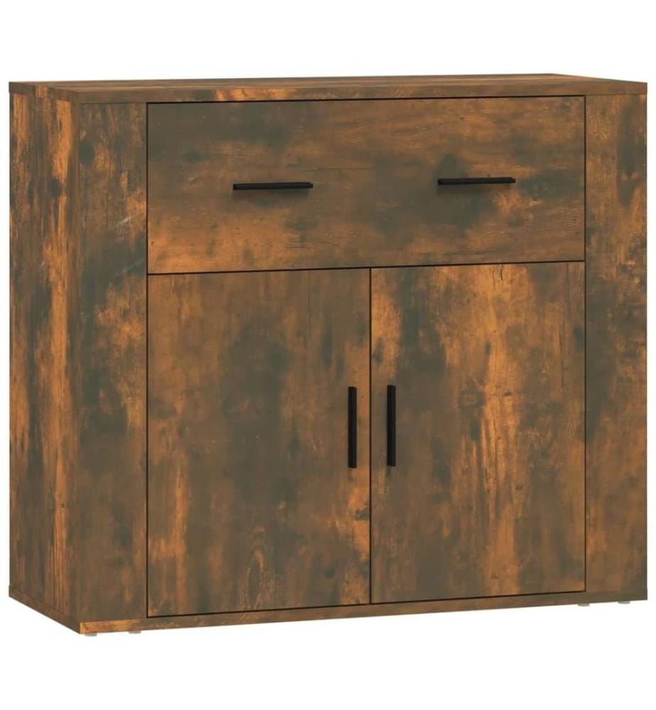 Sideboard Räuchereiche 80x33x70 cm Holzwerkstoff