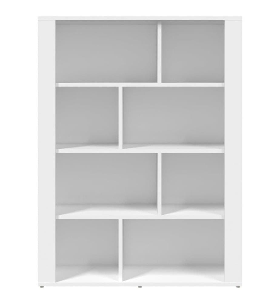 Sideboard Weiss 80x30x106 cm Holzwerkstoff
