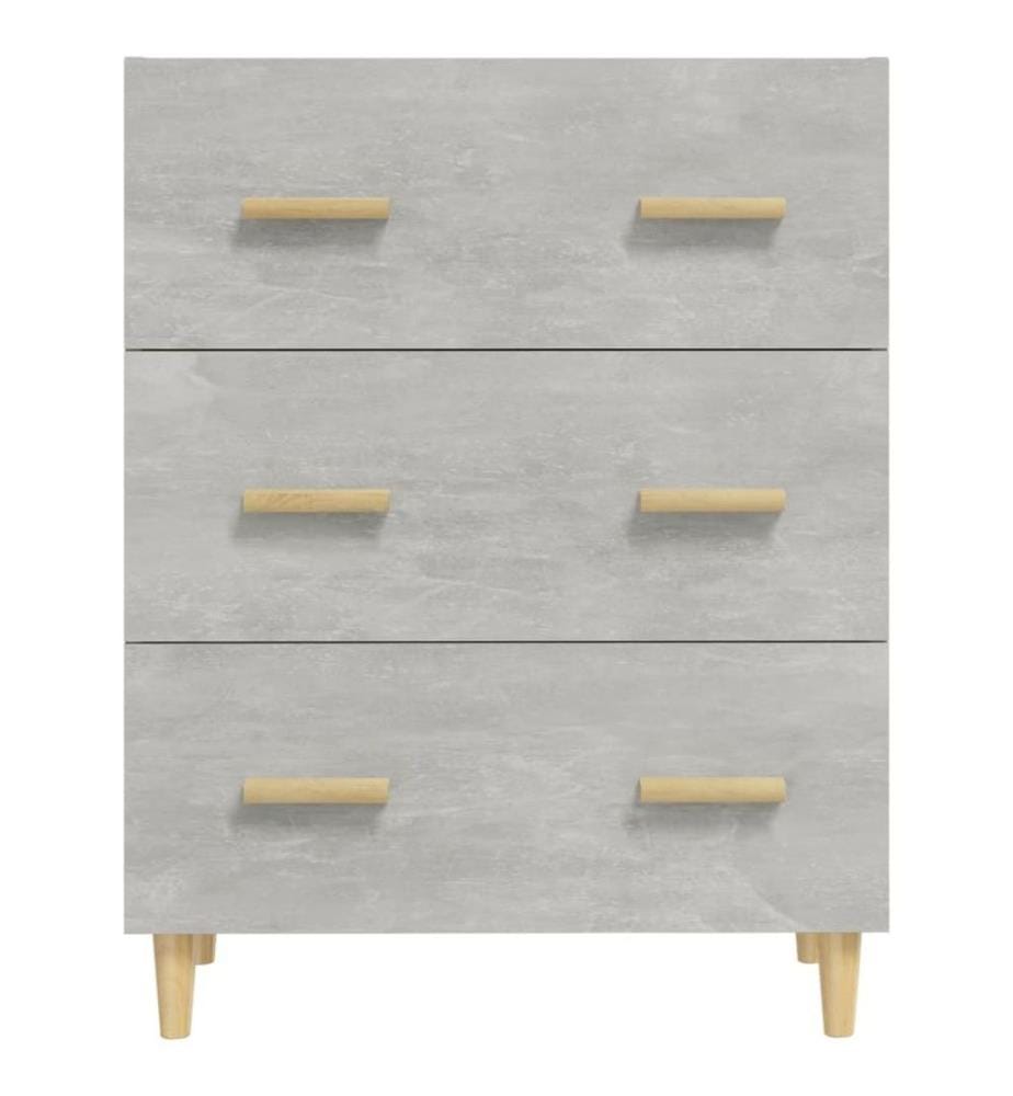 Sideboard Betongrau 70x34x90 cm Holzwerkstoff