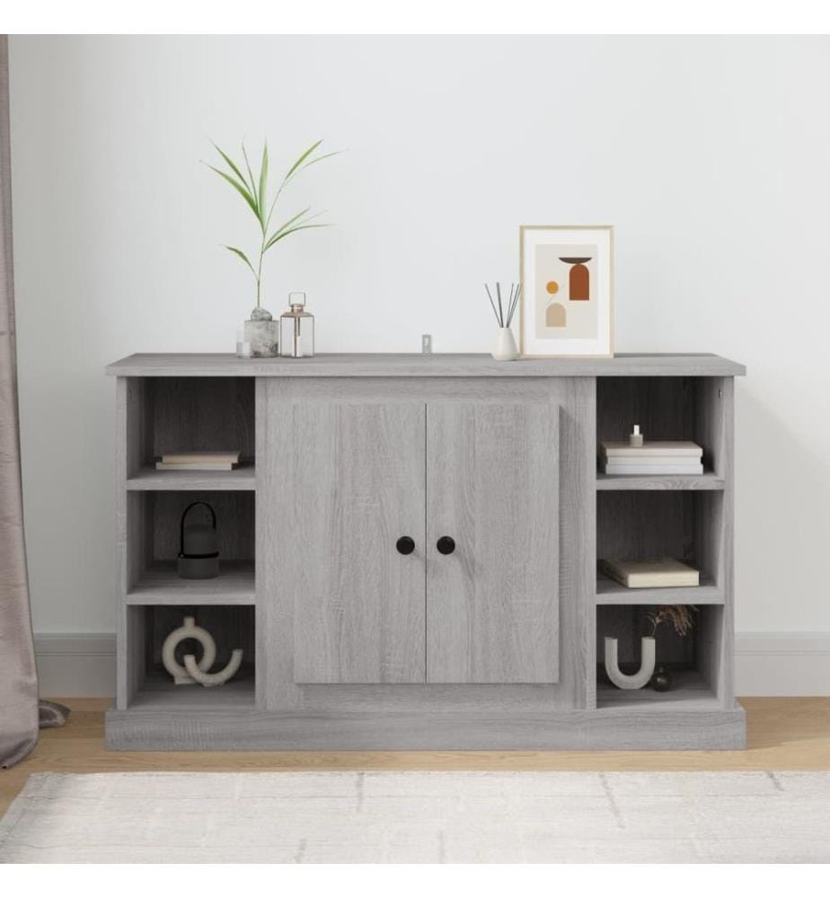 Buffet Sonoma gris 100x35,5x60 cm Bois d'ingénierie