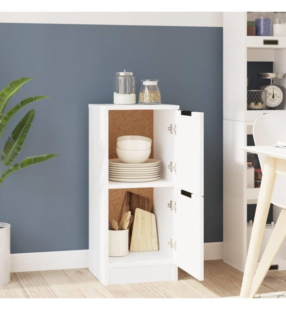Sideboard Weiss 30x30x70 cm Holzwerkstoff