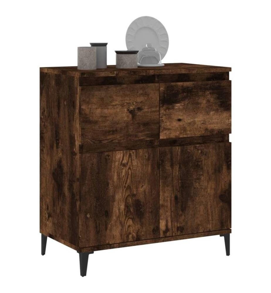 Sideboard Räuchereiche 60x35x70 cm Holzwerkstoff