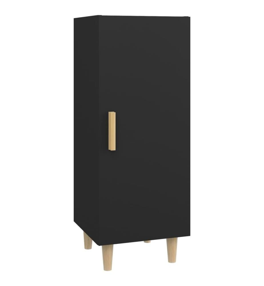 Sideboard Schwarz 34,5x34x90 cm Holzwerkstoff