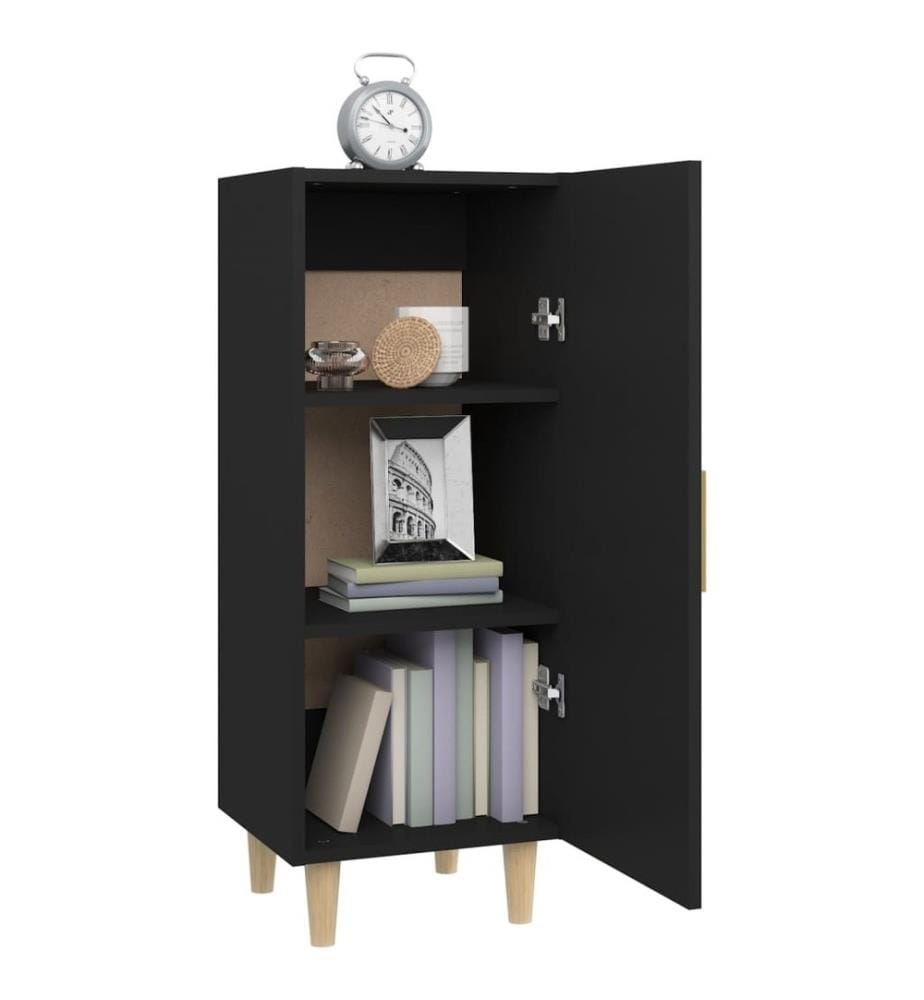 Sideboard Schwarz 34,5x34x90 cm Holzwerkstoff