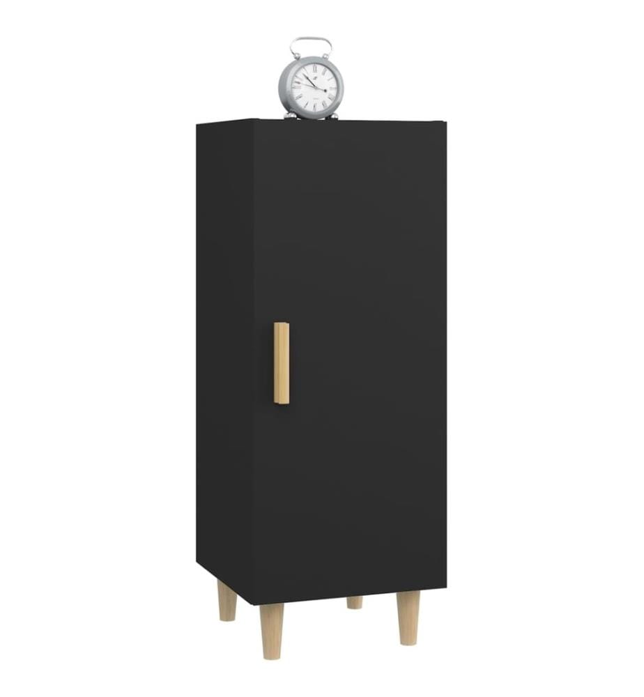 Sideboard Schwarz 34,5x34x90 cm Holzwerkstoff