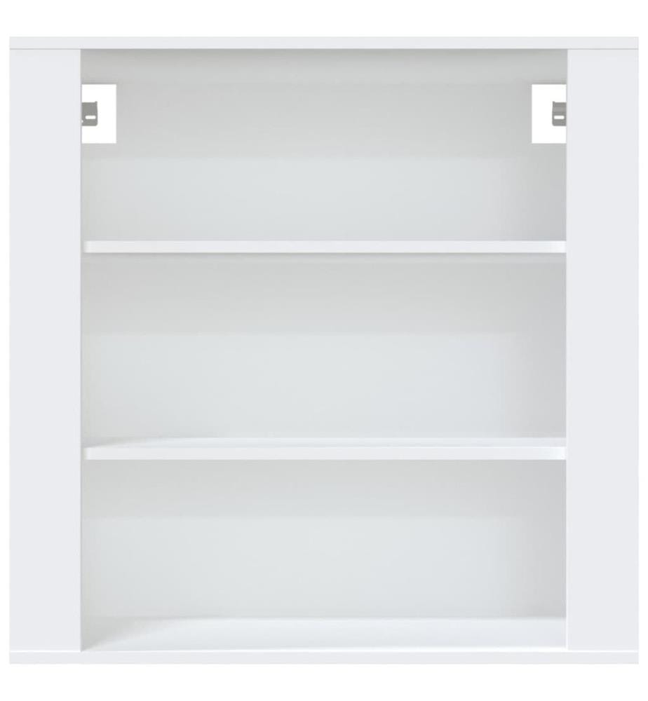Wandschrank Weiss 80x33x80 cm Holzwerkstoff