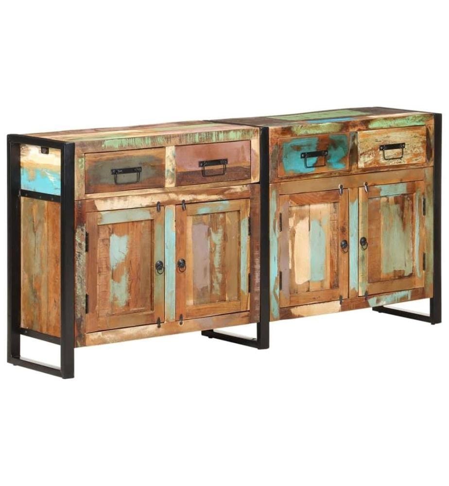Sideboard 172x35x80 cm Altholz Massiv